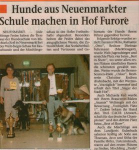 Hier wurde ich Weltsieger mit meinem Beauceron - Rüden "ARAMIS CHATEAU SCHÖNWALD "